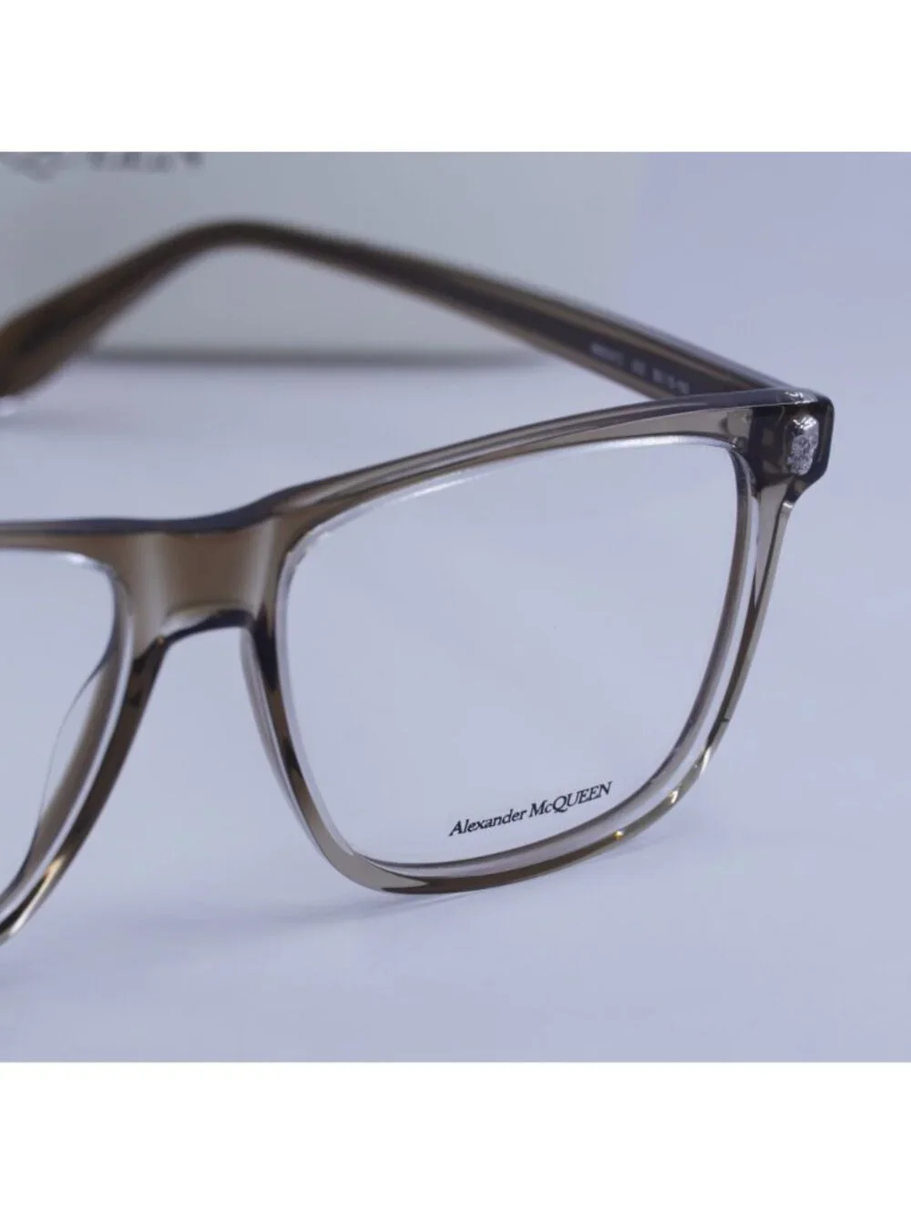 Alexander McQueen AM0247O 002 Square Eyeglasses